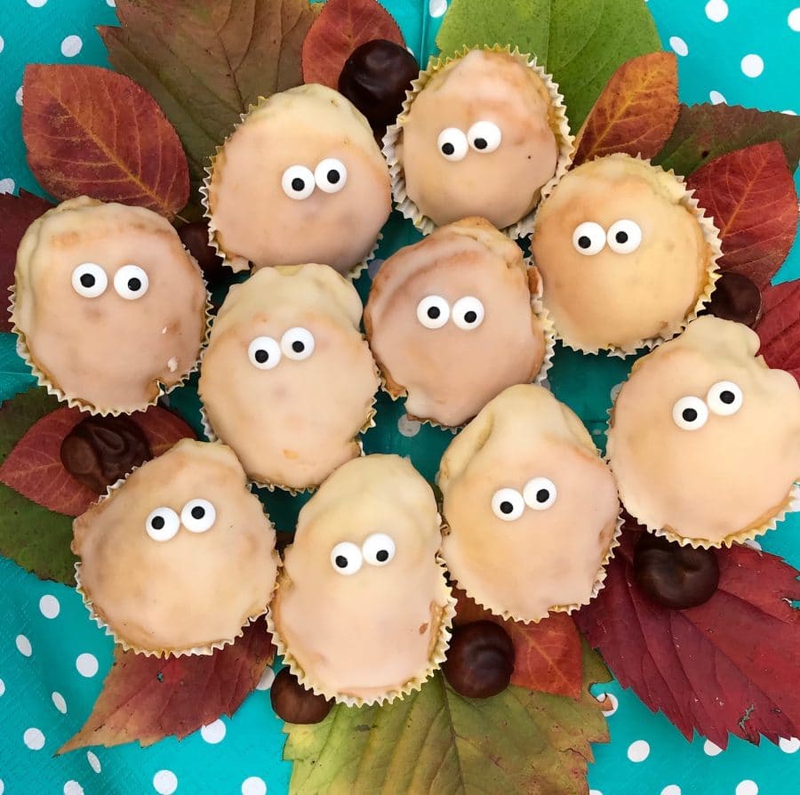Halloween Rezepte für Kinderparty, Gespenster, Halloween Muffins, einfach, schnell