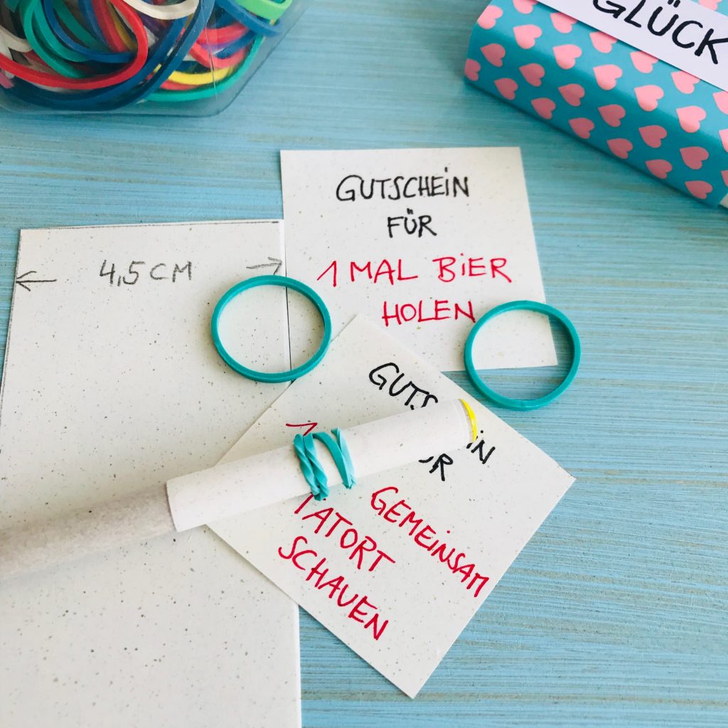 DIY Geschenk Valentinstag selber machen, Anleitung
