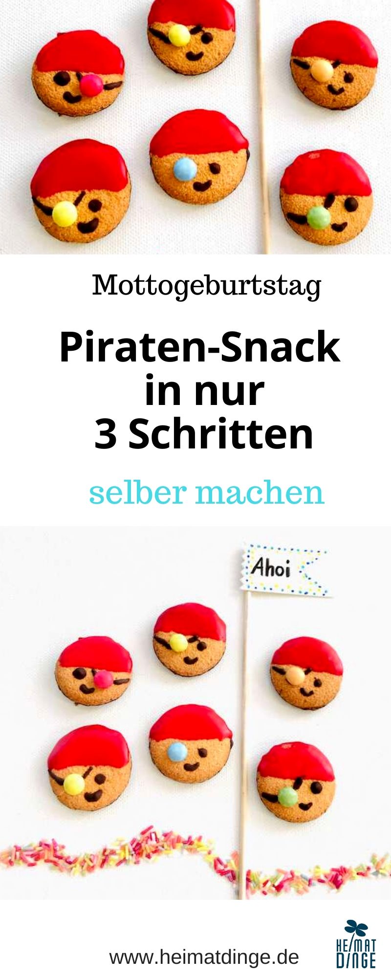 Piratenparty Essen, einfaches Rezept Kindergeburtstag