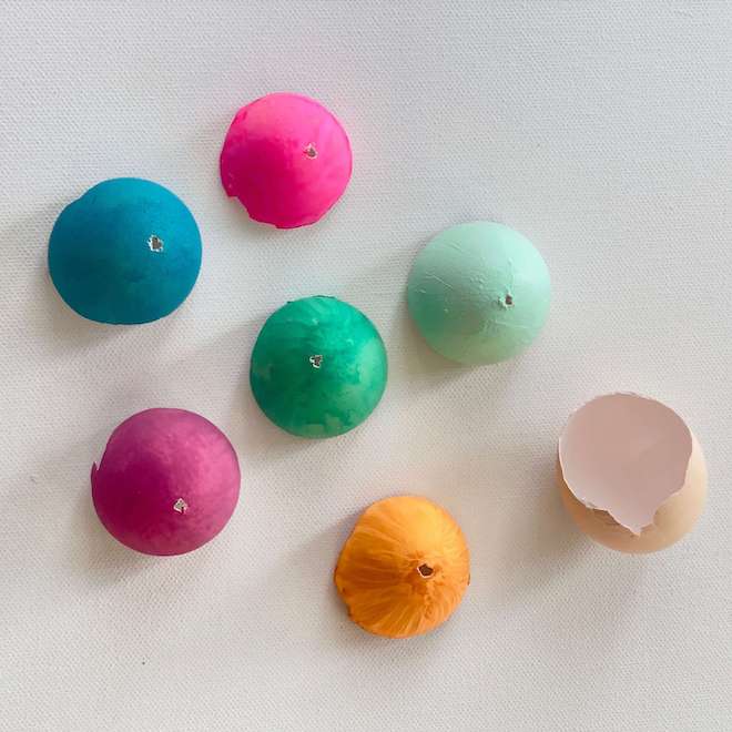 Ostern Basteln Mit Kinder Eierschalen Bemalen