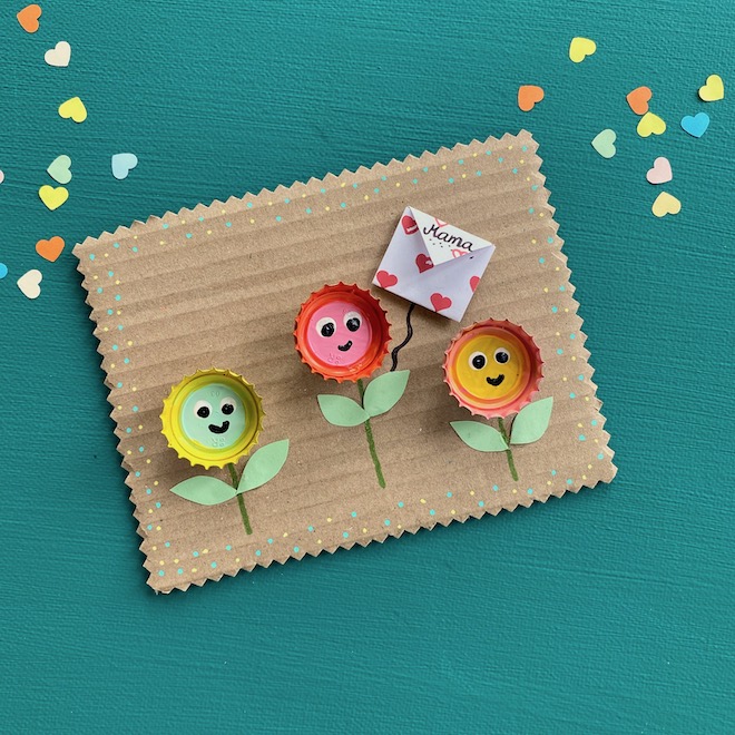 basteln-mit-kindern-muttertag-muttertagskarte-basteln-upcycling-diy